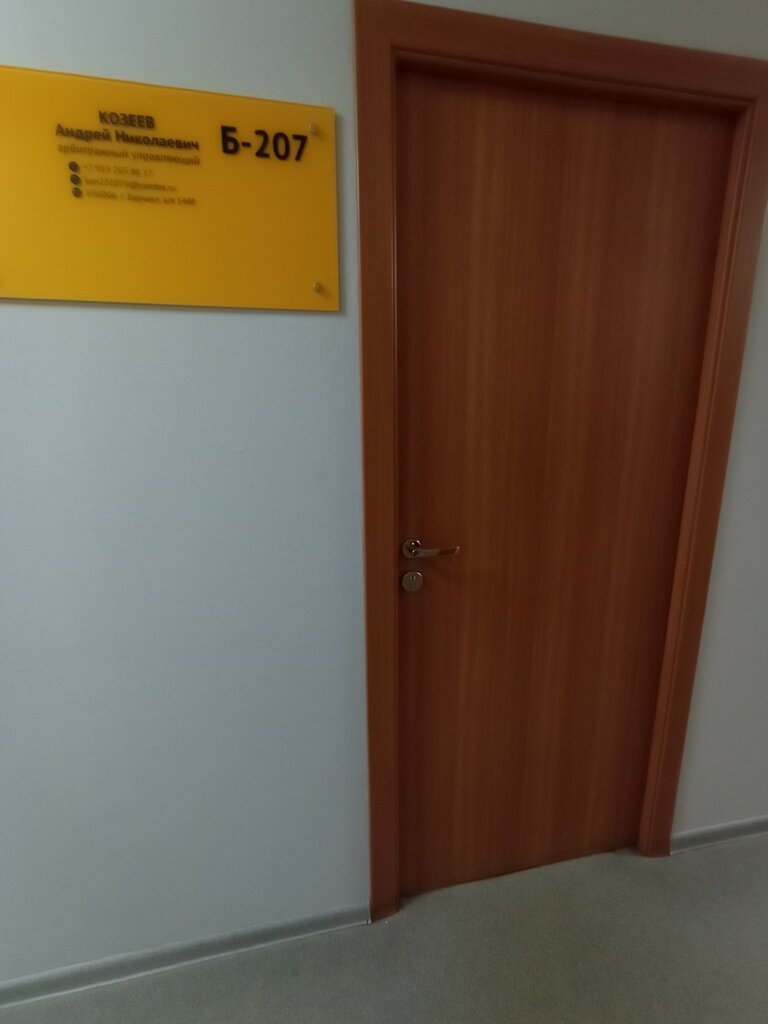 Legal services Арбитражный управляющий Козеев А. Н., Barnaul, photo