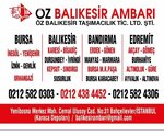 Oz Balikesir Warehouse (İstanbul, Bahçelievler, Yenibosna Merkez Mah., Cemal Ulusoy Cad., 31), services of movers