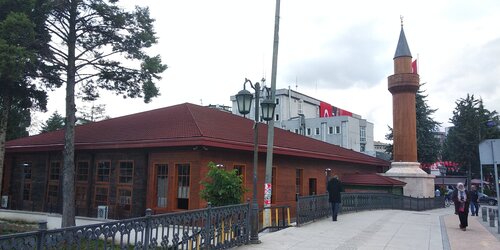 Landmark, attraction Terme Wooden Market Mosque, Terme, photo