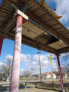 Золотые ворота (Republic of Kalmykia, Chernozemelskiy rayon, posyolok Komsomolskiy, Lenina Street), landmark, attraction