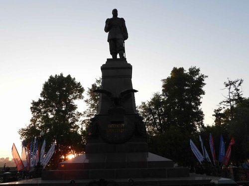 Памятник, мемориал Александр III, Иркутск, фото