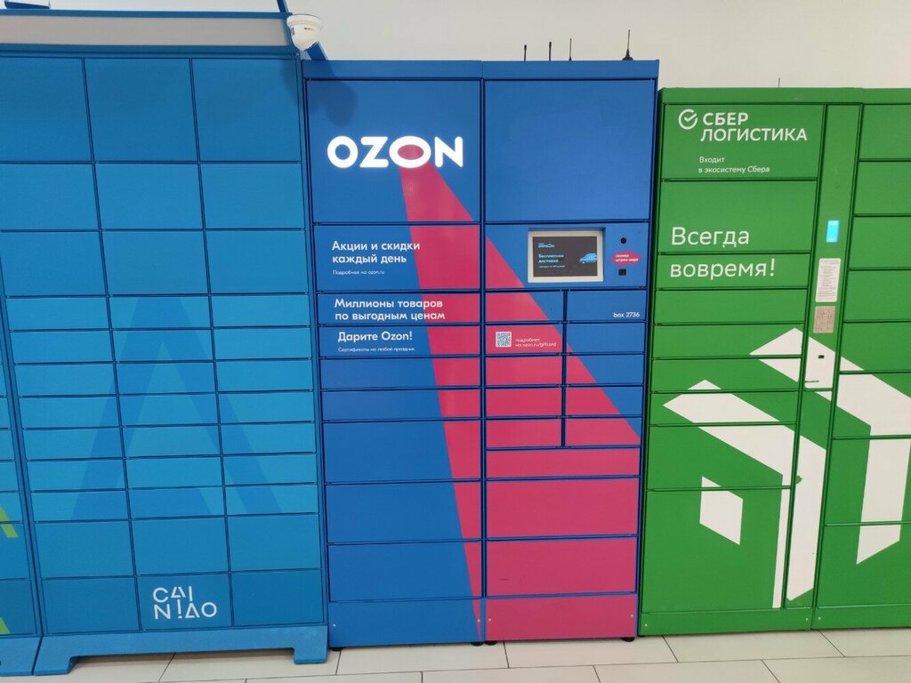 Parcel automat Ozon Box, Moscow, photo