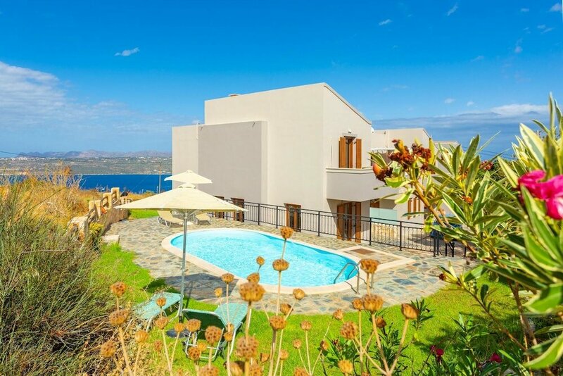 Гостиница Villa Stratos Large Private Pool Sea Views A C Wifi Eco-friendly - 2117