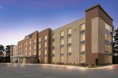 Гостиница WoodSpring Suites Morrisville Raleigh Durham Airport в Моррисвилле