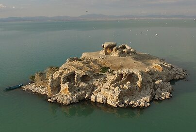 Landmark, attraction Maiden's Castle, Beysehir, photo