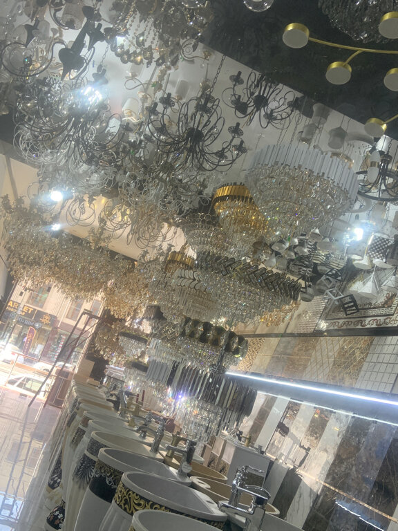 Lamps Tile store, Samarkand, photo