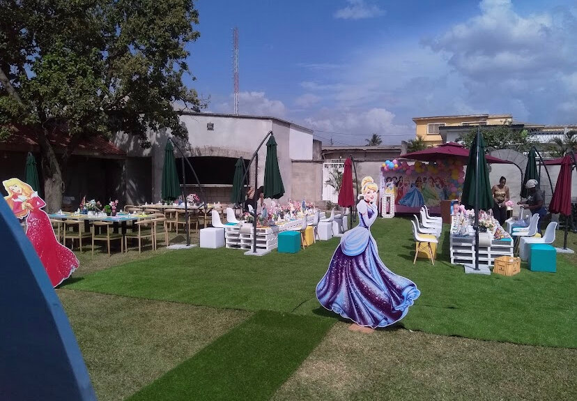 Organization and maintenance of exhibitions Amonu Gardens, Kumasi, photo