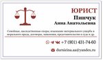 Юрист Пинчук Анна Анатольевна (Kotanova Street, 6) ، خدمات قانونية