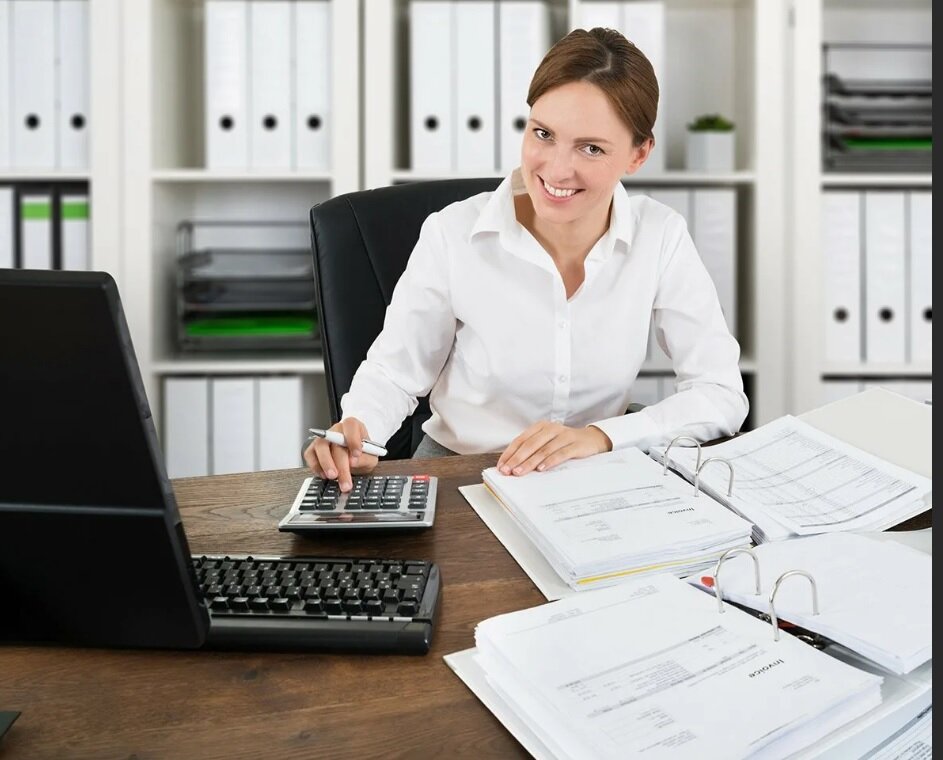 Картинка бухгалтера на рабочем месте