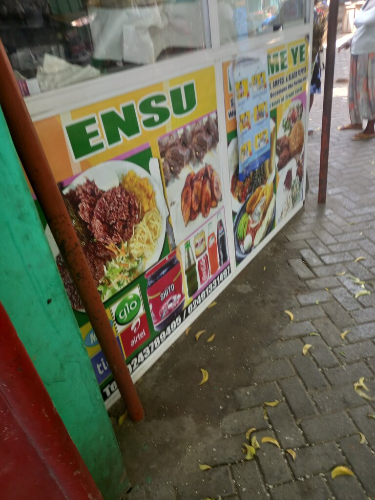 Fast food Ensu Nyame Ye, Accra, photo