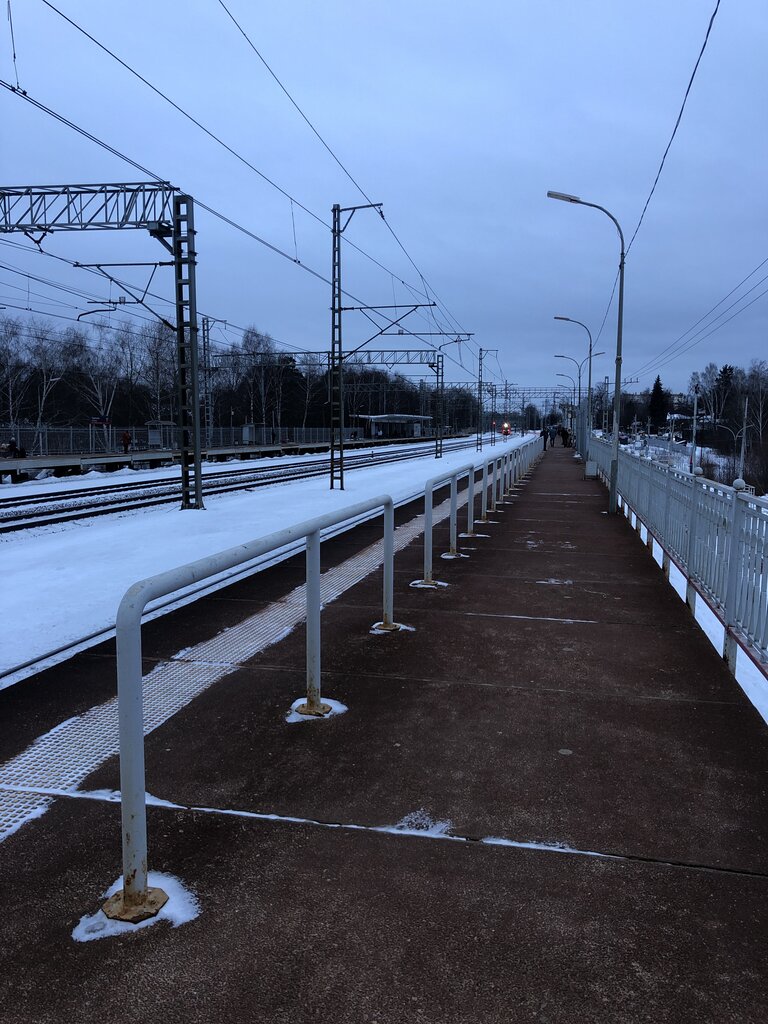 محطة سكة حديدية Железнодорожный вокзал Подрезково ، ، صورة