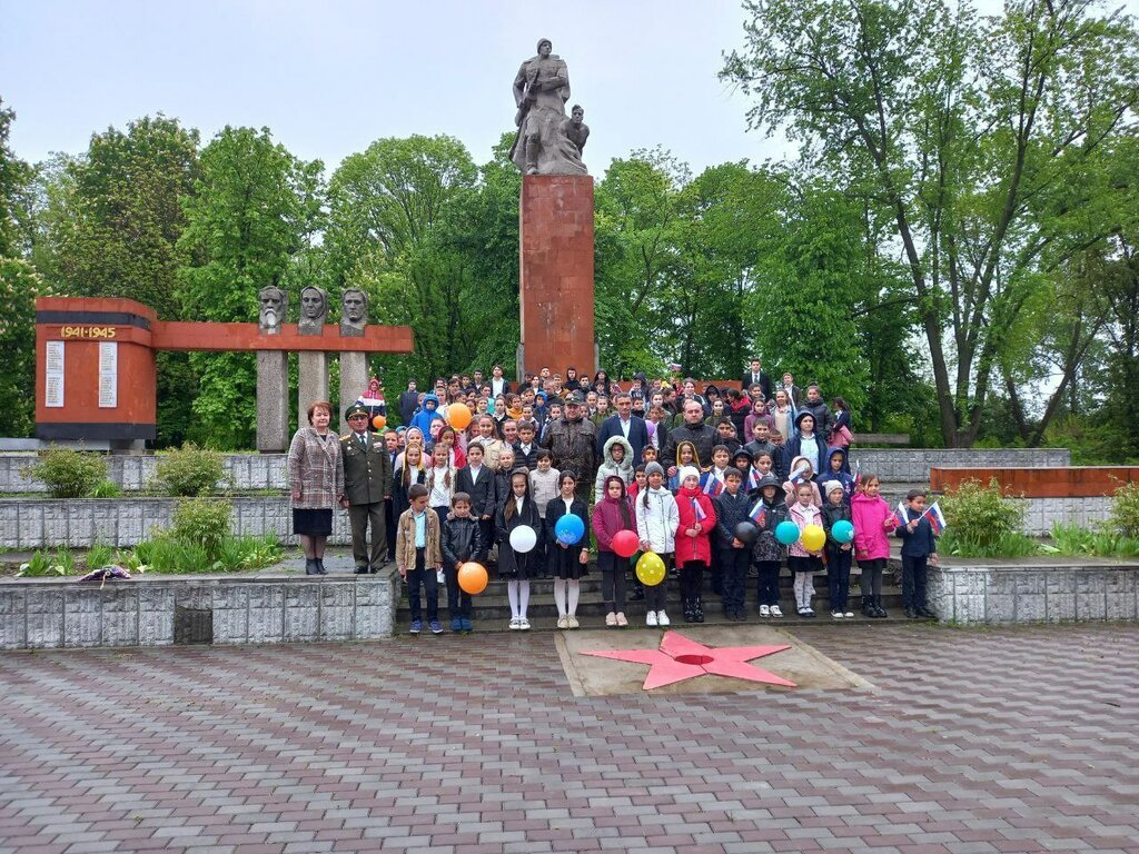 Monument, memorial Братская могила с памятником воинам, погибшим в Великой Отечественной войне, The Kabardino‑Balkar Republic, photo