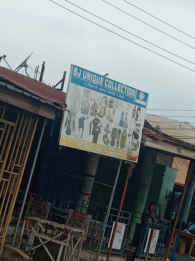 Clothing store BJunique collection, Accra, photo