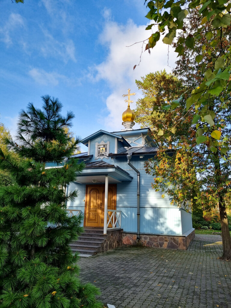 Orthodox church The Church of St. Eugenia the Martyr in Kolomyagi, Saint Petersburg, photo