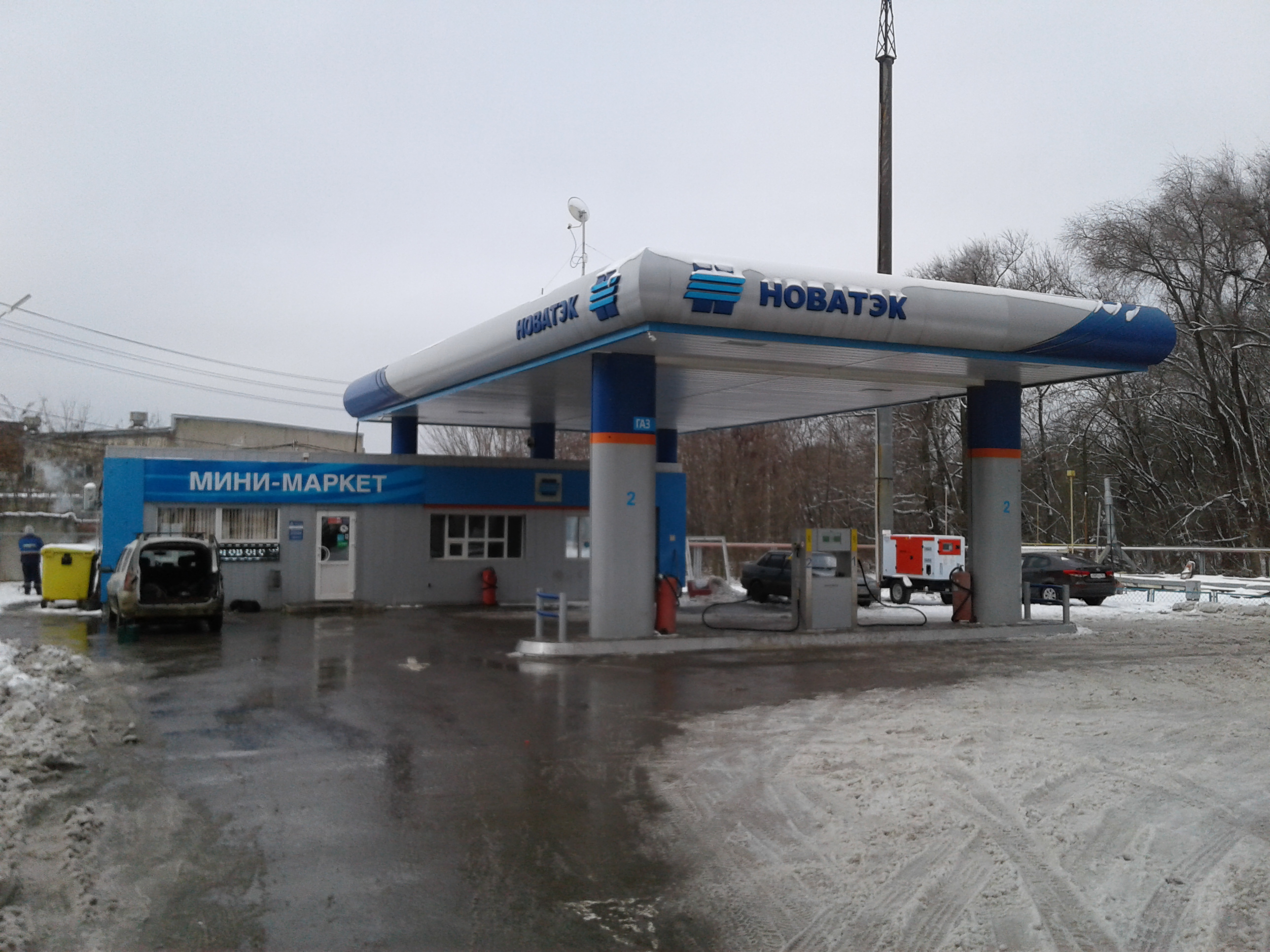 Новатэк карта заправок