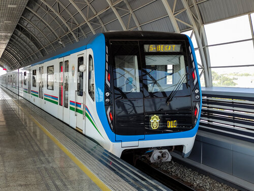 Uzgarish (Tashkent, Sergeli District, Mirzo Tursunzoda Street), metro station