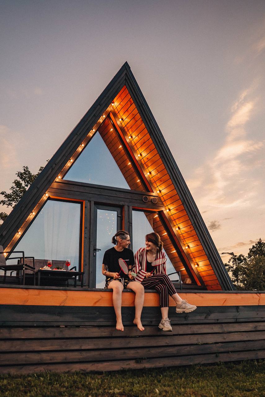 Фото Лиса в шалаше