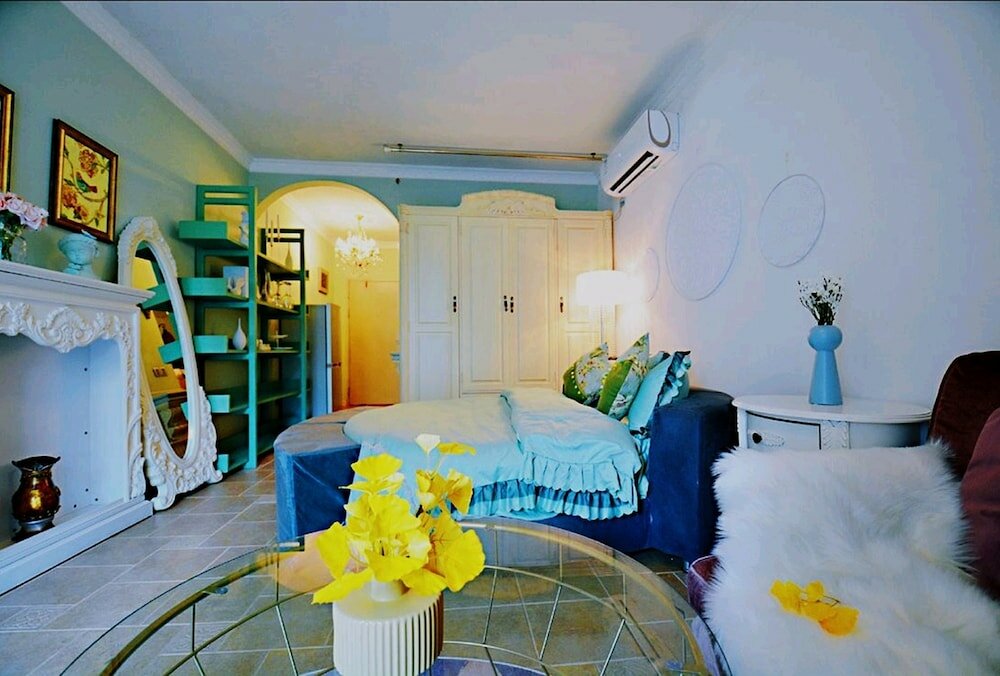 Фото Avatar Green Queen Round Bed High Rise View Futian