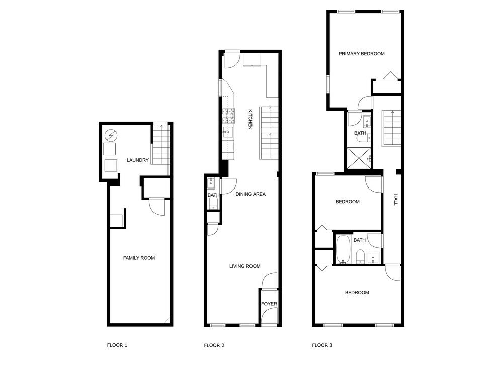 Фото Stylish 3-Bedroom Home in Philly