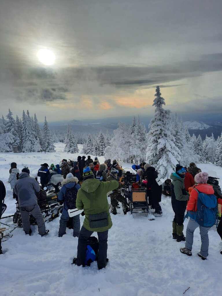 Иремель зимой снегоход