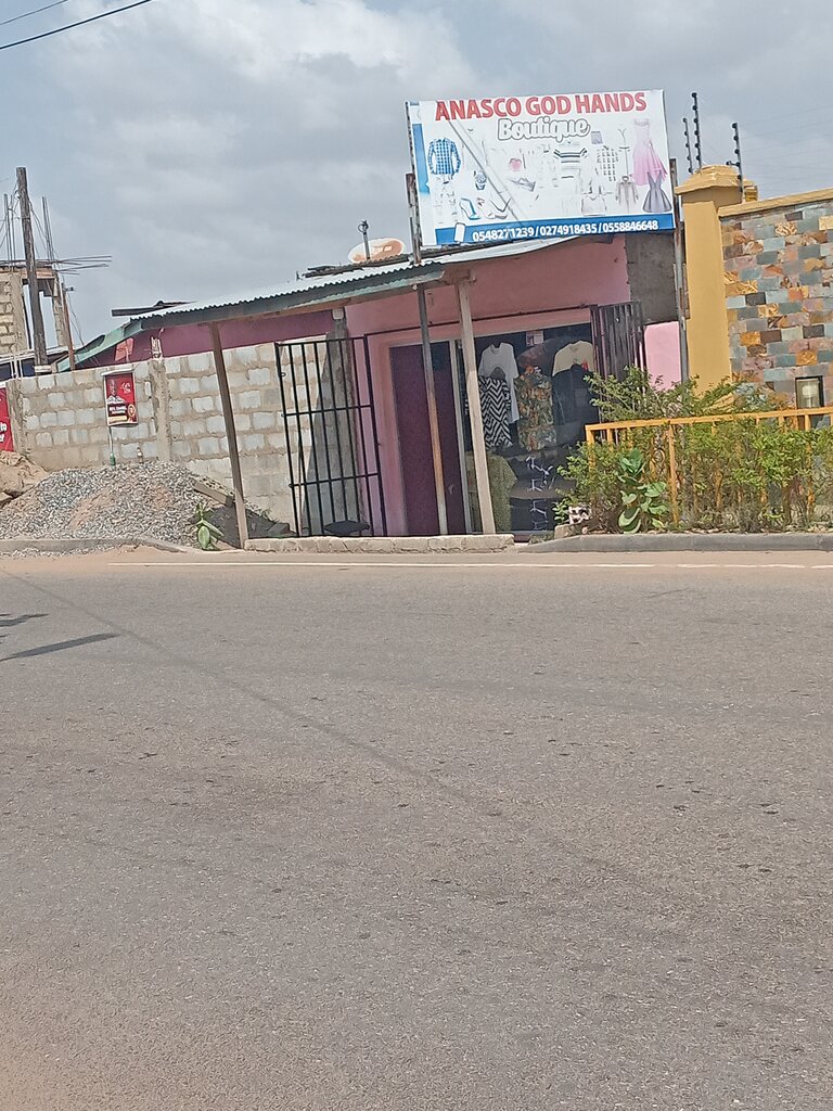 Clothing store Anasco God hands, Accra, photo