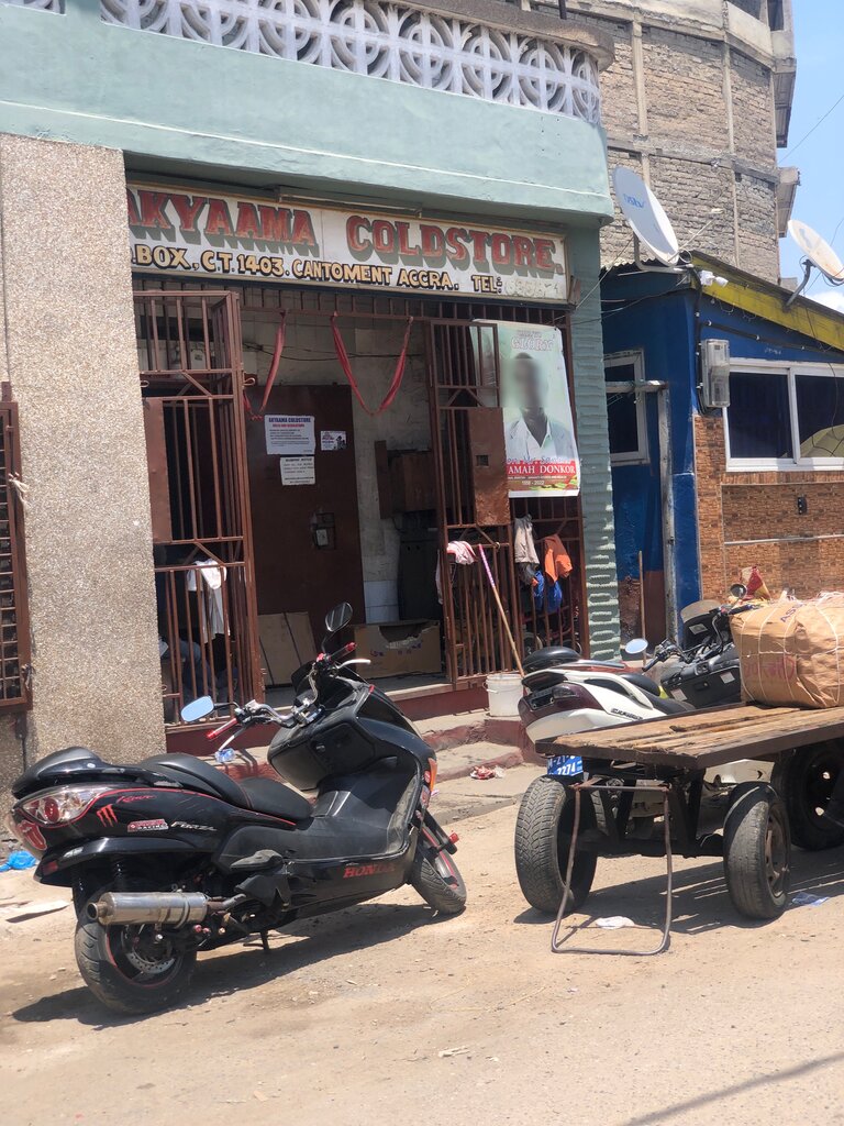 Frozen food products Akyaama Cold Store, Accra, photo