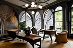 Kasatka (Lyalin Lane, 19к1), interior design