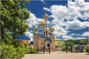 Церковь Успения Пресвятой Богородицы (stanitsa Udobnaya, ulitsa Lenina, 31А), orthodox church
