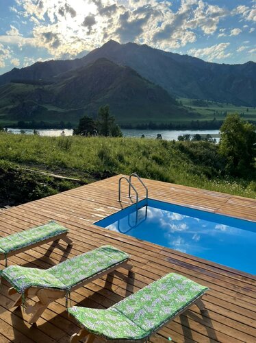 Внешний вид отеля Точка в горах Алтая в Чемале, фото 2