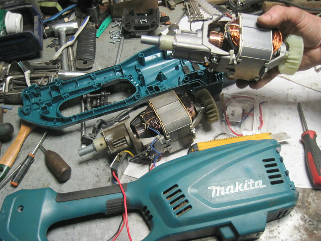 Electrical equipment repairs Makita, Moscow, photo