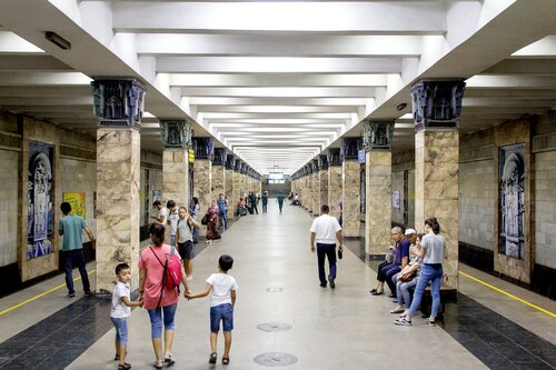 Tashkent (Tashkent, Mirabad District, Turkiston Street), metro station