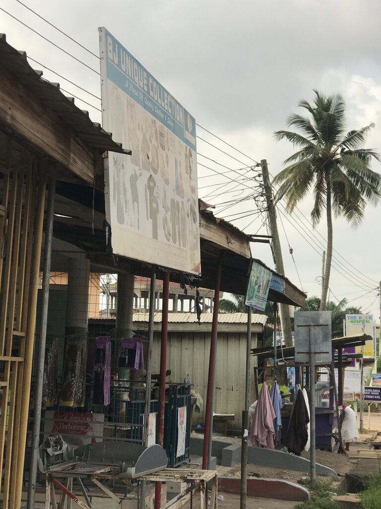 Clothing store BJunique collection, Accra, photo