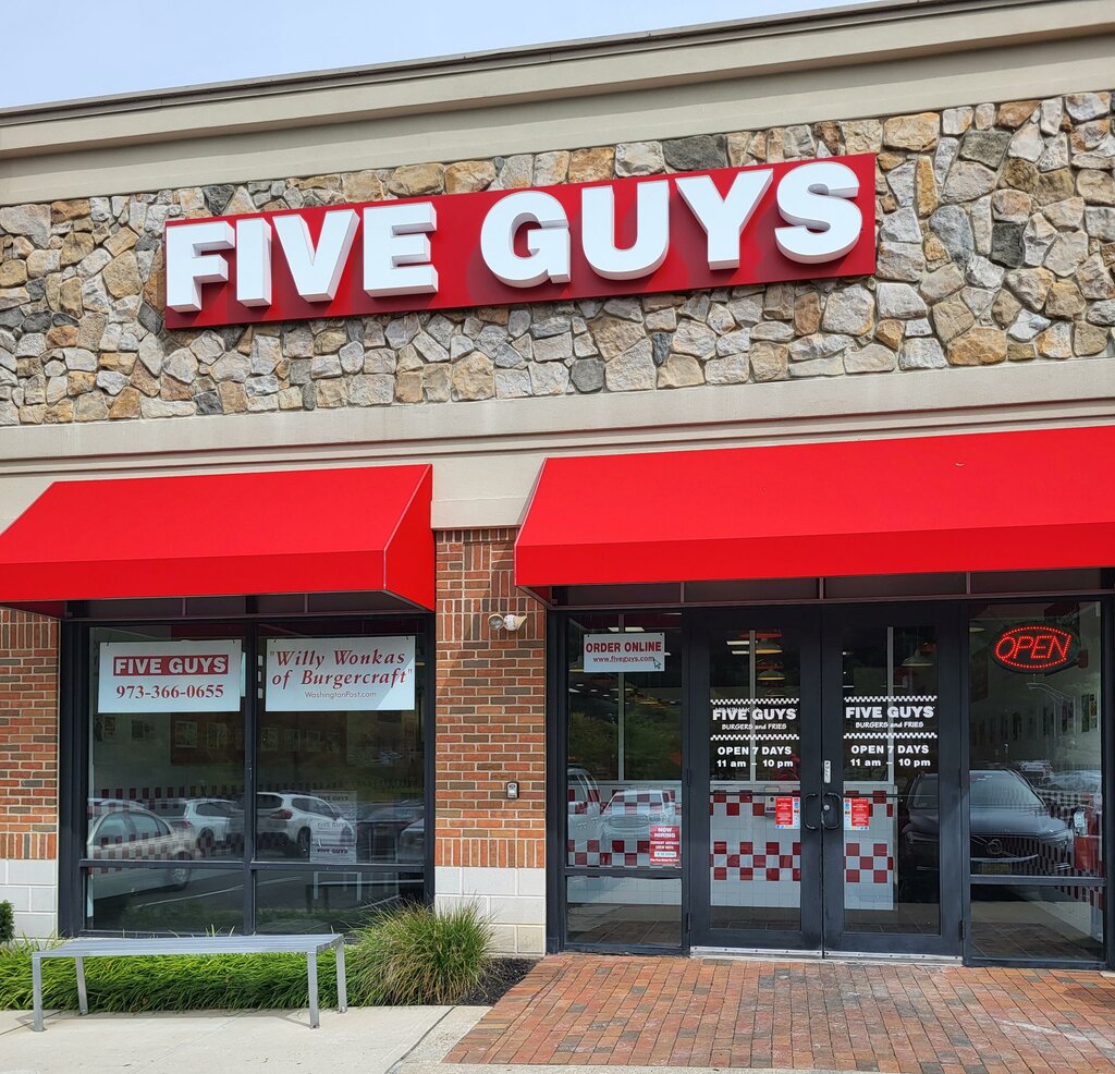 Fast food Five Guys, State of New Jersey, photo