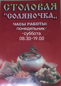 Соляночка (Irkutsk, Piskunova Street, 54), canteen