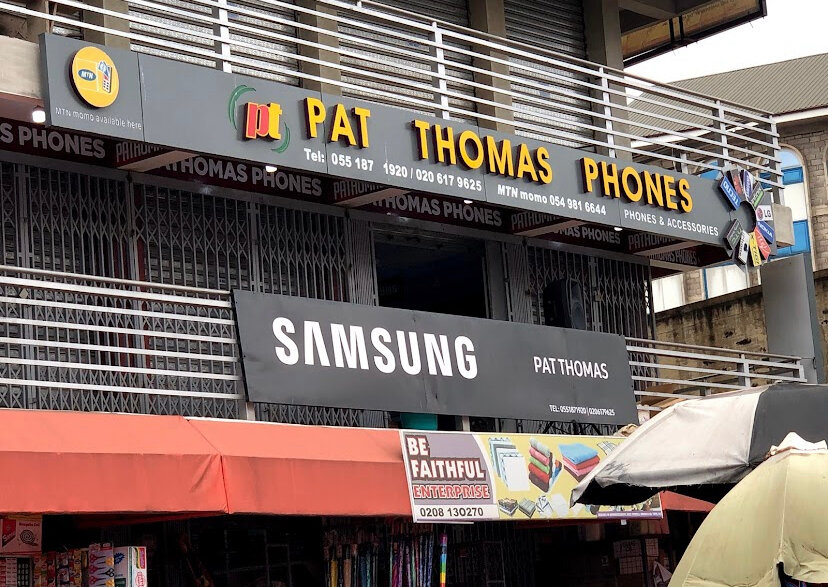 Mobile phone store Pat Thomas Phones Music & video Production, Kumasi, photo