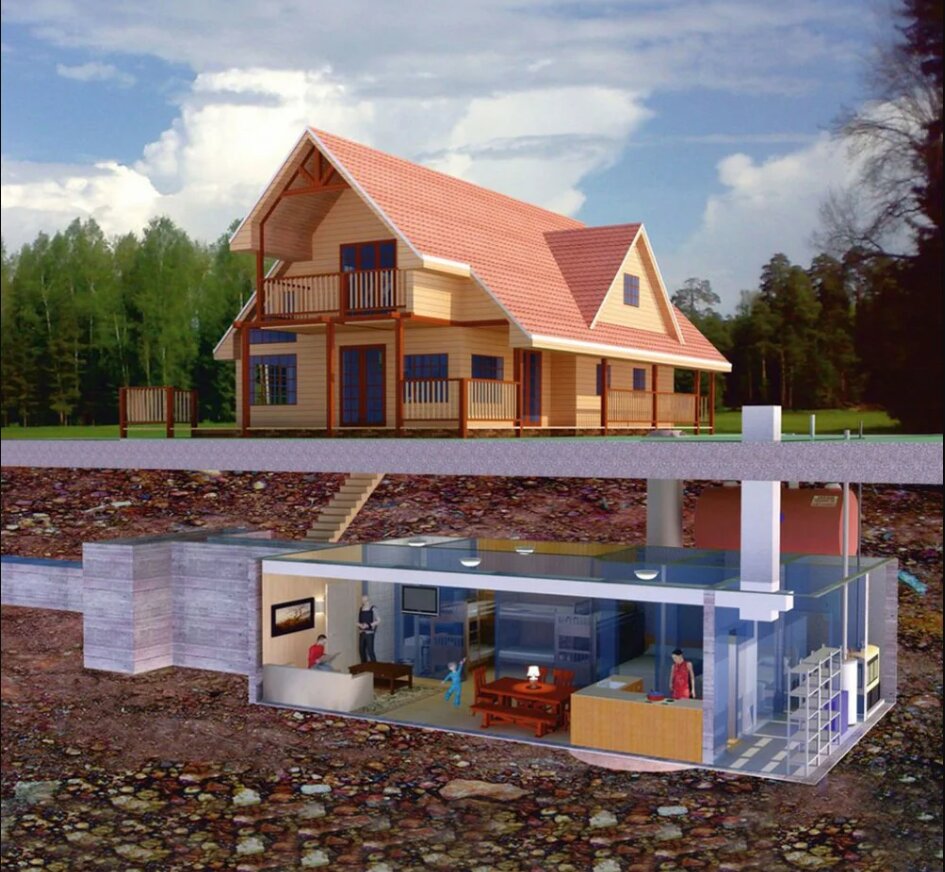 Бункер под ключ проекты и цены Монолитный бункер, specialized construction works, Khimki, Kurkinskoe Highway, с