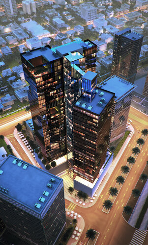 Апартаменты Top Rank 2br in Trendy Jumeirah Village Triangle! в Дубае