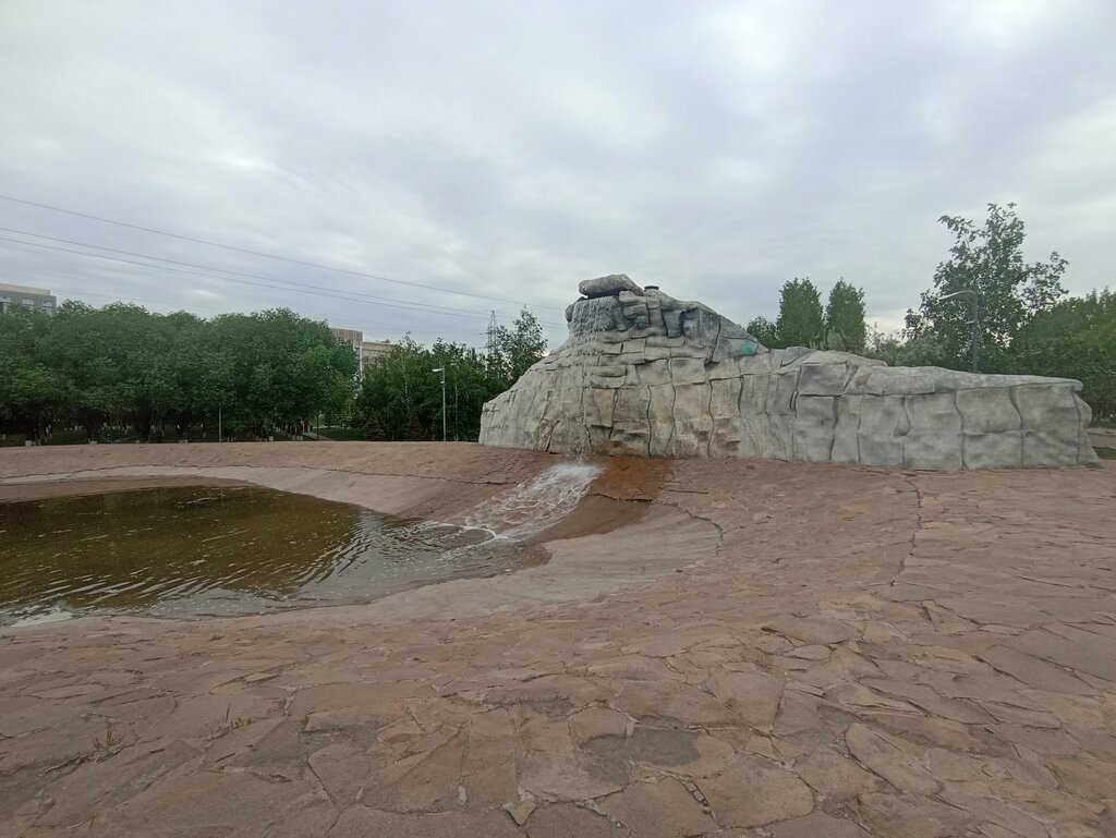 Landmark, attraction Waterfall, Astana, photo