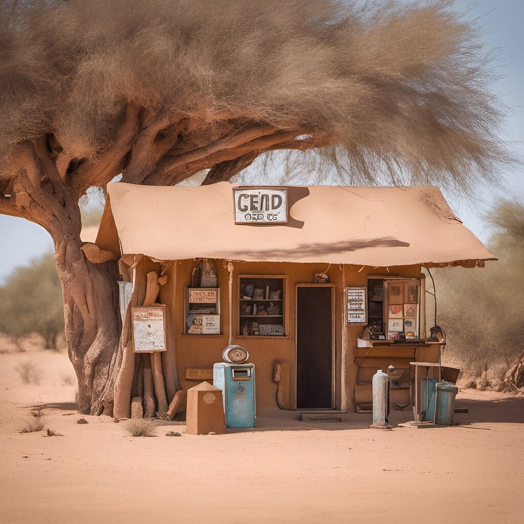 Gas station Kastuli Filling Station, Tanzania, photo