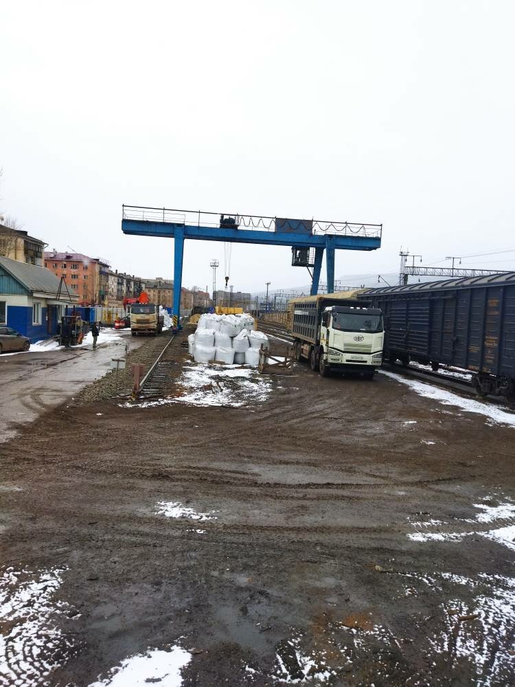 شركة التخطيط والتنفيذ Lena, Russian Railways cargo area ، ، صورة