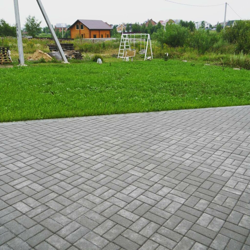 8 Кирпичей тротуарная плитка укладка