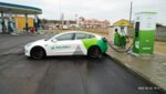 Malanka (Bresckaja voblasć, Pinski rajon, Asniezhycki Rural Council, vioska Pasianičy), estación de carga de vehículos eléctricos