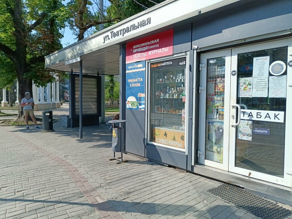 Public transport stop Ул. Театральная, Kaliningrad, photo