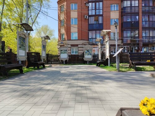 Сквер Сквер деревянного зодчества, Томск, фото