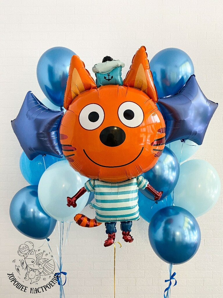 Кот на воздушном шаре