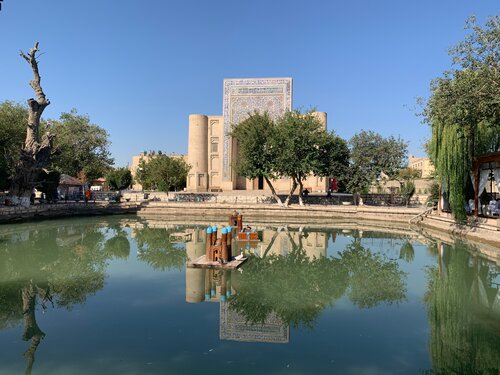 Landmark, attraction Lyabi-Hauz Architectural Ensemble, Bukhara, photo