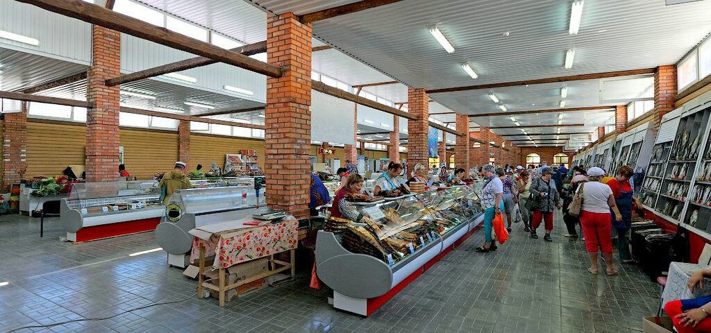 Fish and seafood Rynok Selenskiye Isady, Astrahan, photo