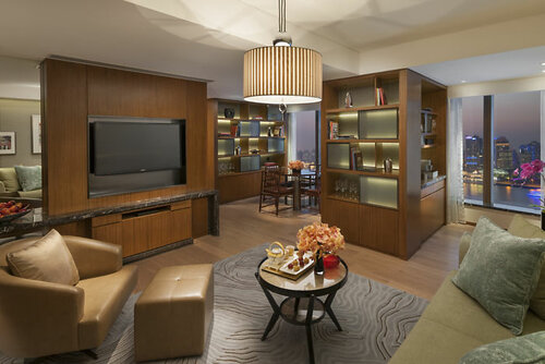 Внешний вид отеля Mandarin Oriental Pudong, Shanghai в Пудуне, фото 2