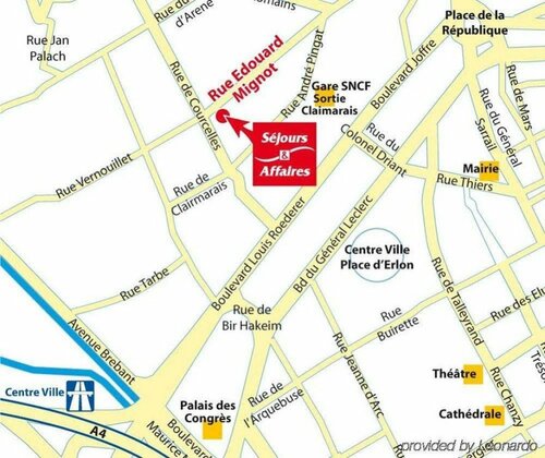 Внешний вид отеля Séjours et Affaires Clairmarais в Реймсе, фото 5