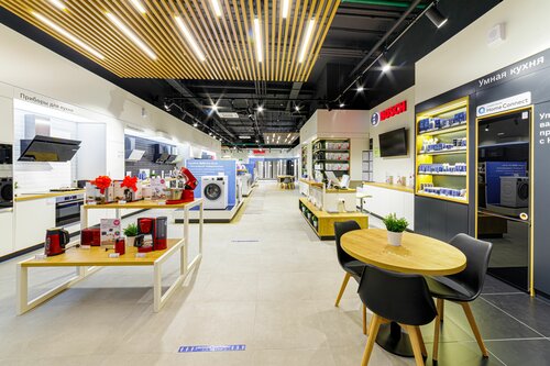Permanently closed Bosch household appliances store Moscow
